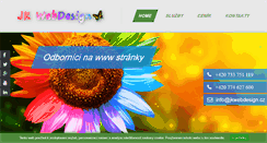 Desktop Screenshot of jkwebdesign.cz